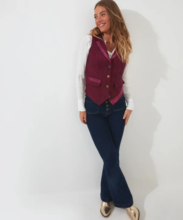Shop Women's Collection | Waistcoats | Coats & Jackets | Top Picks | Women's | Women's Joe Browns Ultimate Classic Waistcoat Berry