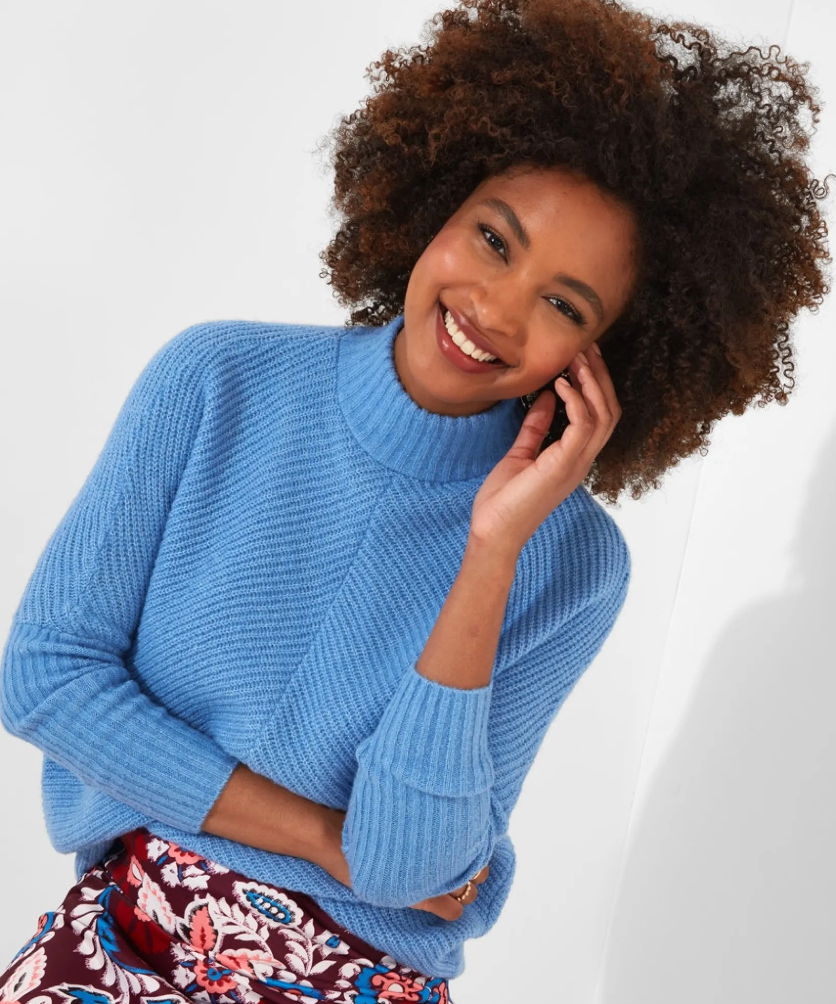 ultimate_cosy_jumper_0.webp Shop Women's Collection | Cardigans & Coatigans | Top Picks | Top Picks Joe Browns Ultimate Cosy Jumper Blue / Black