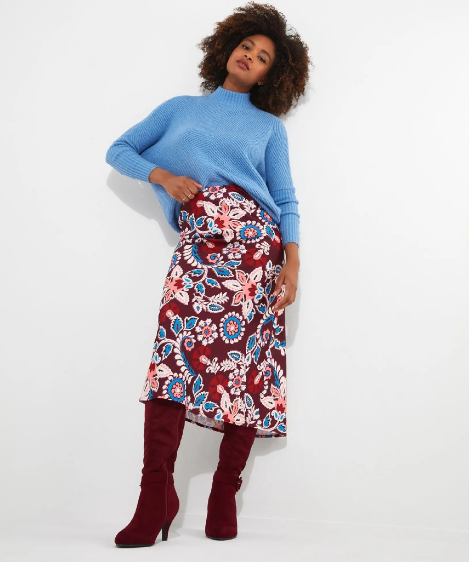 ultimate_cosy_jumper_5.webp Shop Women's Collection | Cardigans & Coatigans | Top Picks | Top Picks Joe Browns Ultimate Cosy Jumper Blue / Black