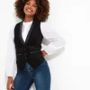 Waistcoats | Coats & Jackets | Women's | Women's Joe Browns Very Velvet Waistcoat Black