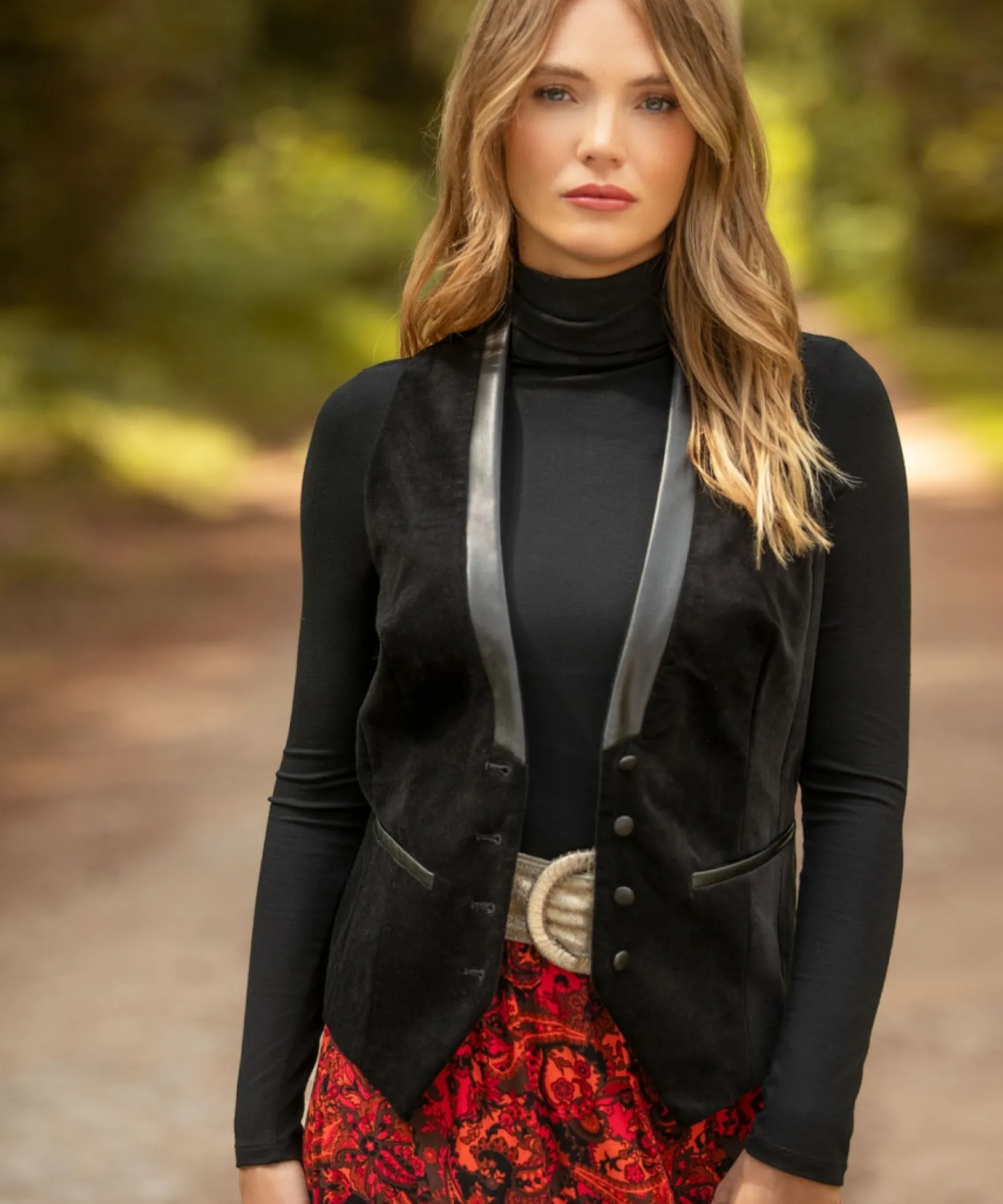 very_velvet_waistcoat_6.webp Waistcoats | Coats & Jackets | Women's | Women's Joe Browns Very Velvet Waistcoat Black