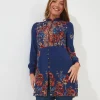 Shop Women's Collection | Tops, Tunics & Blouses | Sale Tops, Tunics & Blouses | Top Picks | Women's | Women's Joe Browns Vibrant Florals Tunic Dress Multi