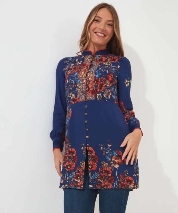 Shop Women's Collection | Tops, Tunics & Blouses | Sale Tops, Tunics & Blouses | Top Picks | Women's | Women's Joe Browns Vibrant Florals Tunic Dress Multi