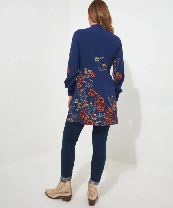 Shop Women's Collection | Tops, Tunics & Blouses | Sale Tops, Tunics & Blouses | Top Picks | Women's | Women's Joe Browns Vibrant Florals Tunic Dress Multi