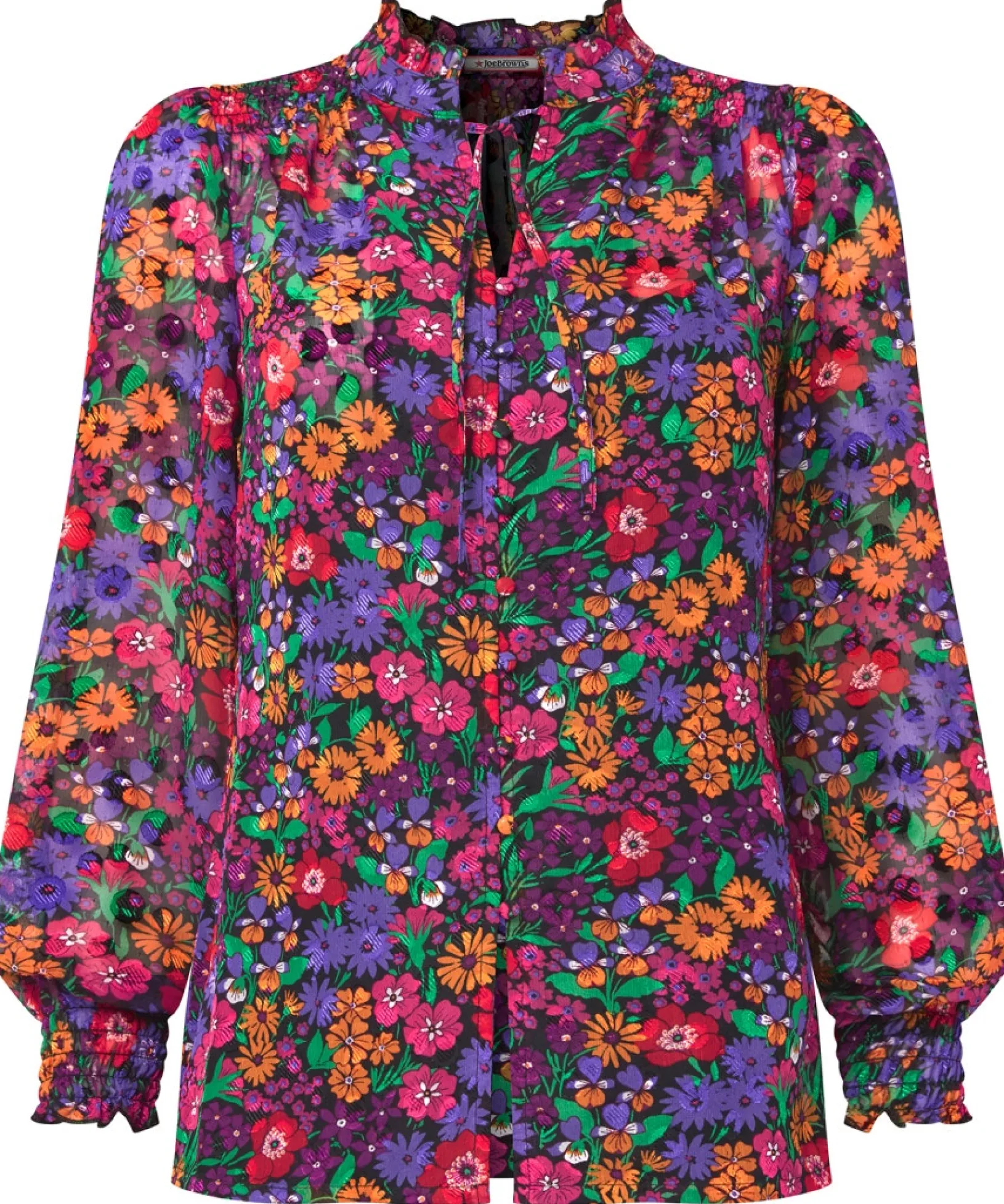 vibrant_printed_blouse_1.webp Tops, Tunics & Blouses | Sale Tops, Tunics & Blouses | Women's | Women's Joe Browns Vibrant Printed Blouse Multi