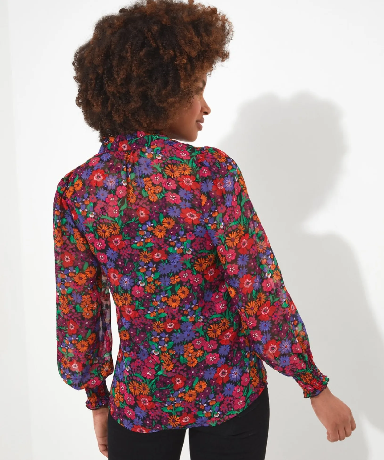 vibrant_printed_blouse_2.webp Tops, Tunics & Blouses | Sale Tops, Tunics & Blouses | Women's | Women's Joe Browns Vibrant Printed Blouse Multi