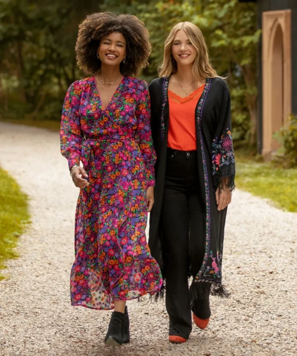 Shop Women's Collection | Dresses | Sale Dresses | Top Picks | Women's | Women's Joe Browns Vibrant Vibes Wrap Dress Multi