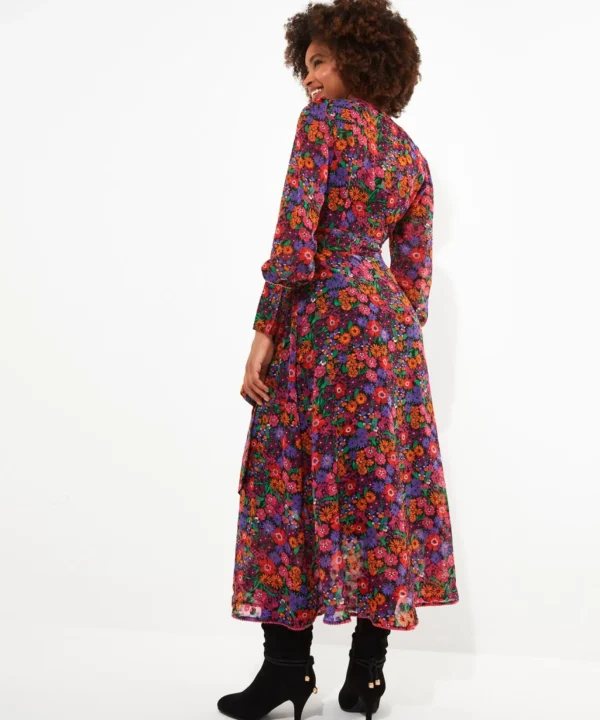 Shop Women's Collection | Dresses | Sale Dresses | Top Picks | Women's | Women's Joe Browns Vibrant Vibes Wrap Dress Multi