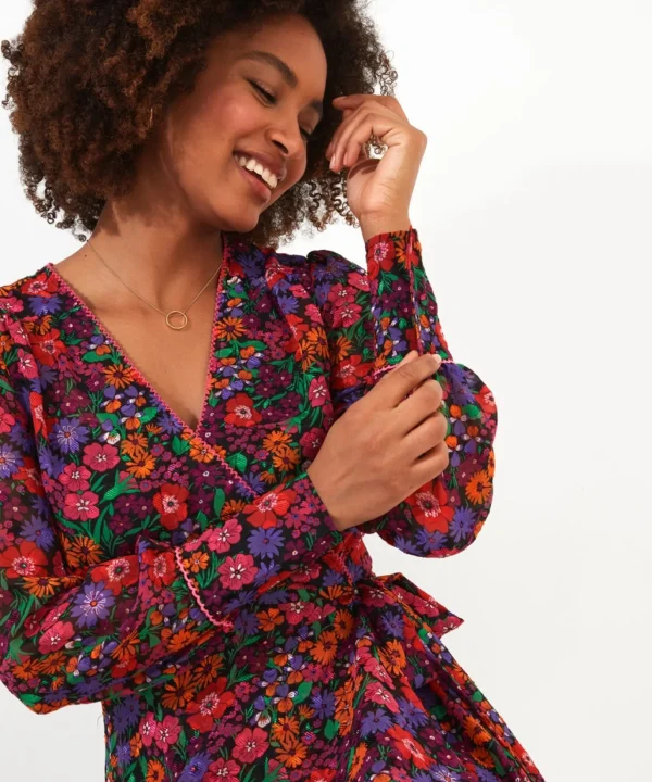 Shop Women's Collection | Dresses | Sale Dresses | Top Picks | Women's | Women's Joe Browns Vibrant Vibes Wrap Dress Multi