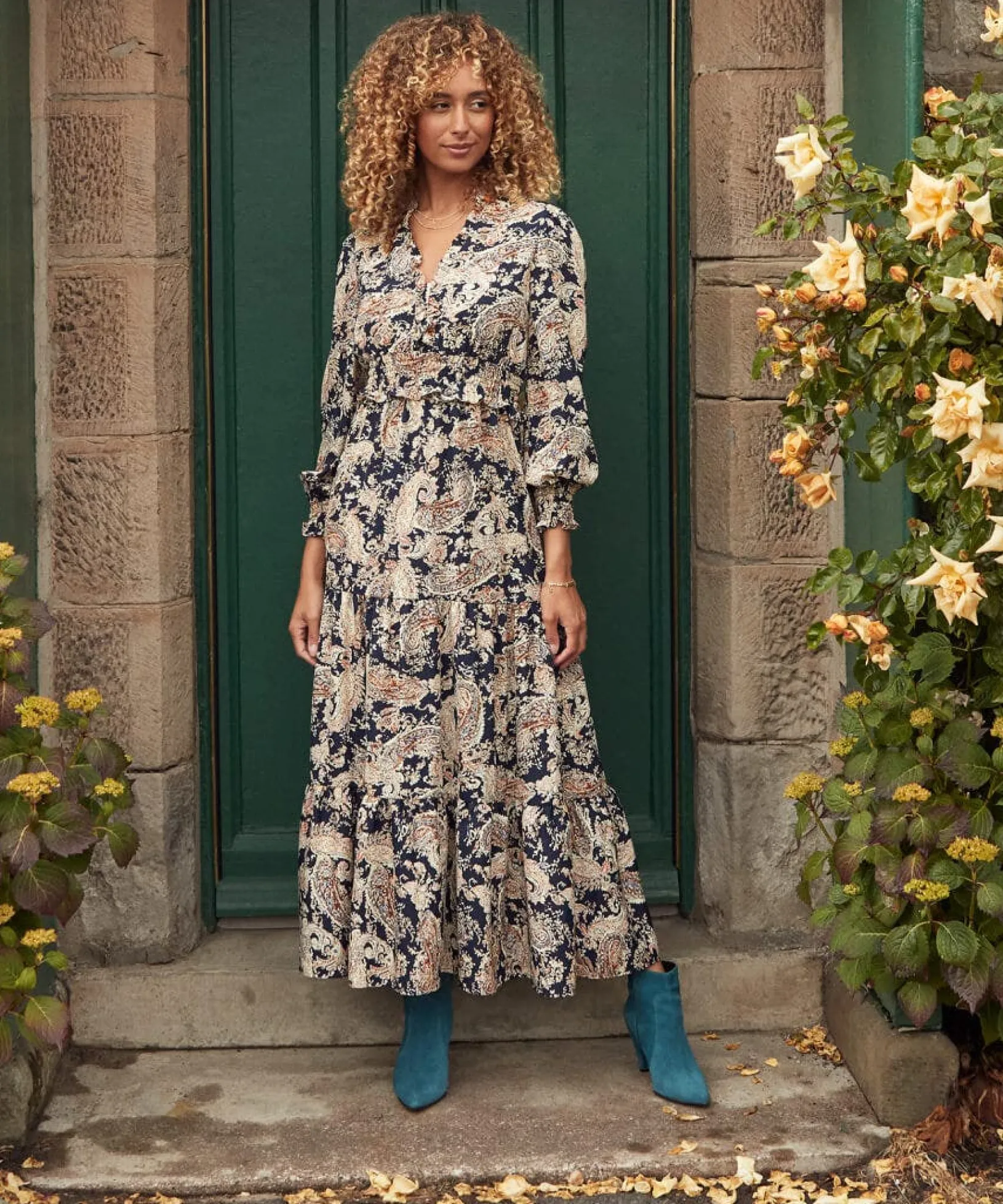 victorias_favourite_paisl_5.webp Sale Dresses | Women's Joe Browns Victoria's Favourite Paisley Dress Multi
