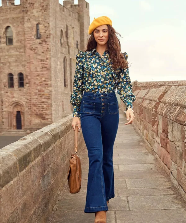 Denim Styles | Jeans & Trousers | Sale Jeans & Trousers | Women's | Women's | Women's Joe Browns Vintage Valerie Flared Jeans Indigo