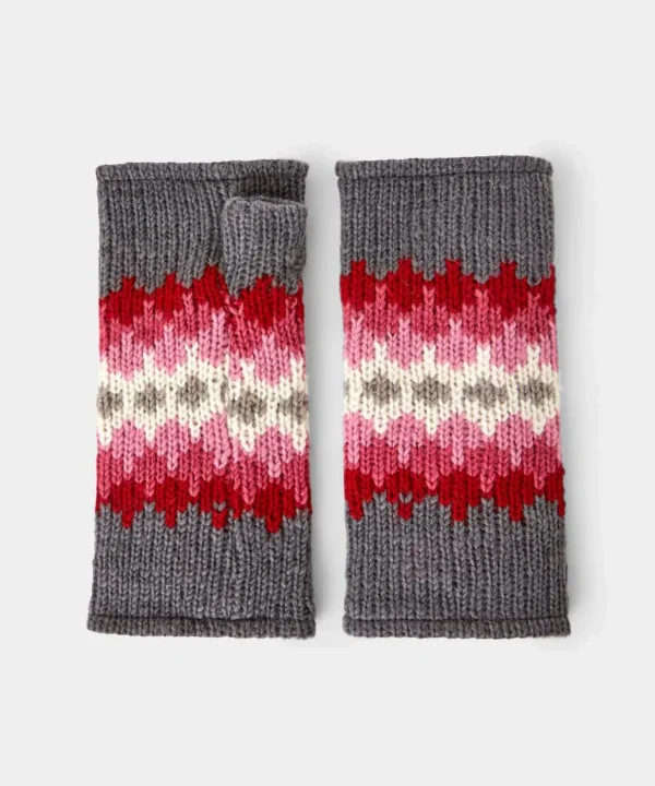 Gifts | Accessories & Jewellery | Sale Accessories & Jewellery | Women's | Women's | Women's Joe Browns Warm And Cosy Fingerless Mitts Pink Multi