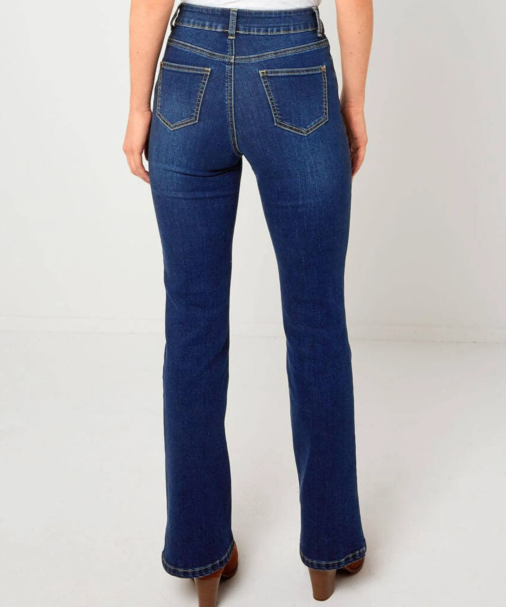western_bootcut_jeans_2.webp Jeans & Trousers | Women's Joe Browns Western Bootcut Jeans Blue