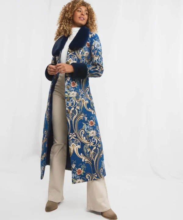 Shop Women's Collection | Occasion Outfits | Coats & Jackets | Sale Coats & Jacket | Top Picks | Top Picks | Women's | Women's Joe Browns What A Statement Longline Coat Blue