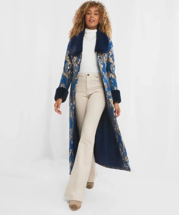 Shop Women's Collection | Occasion Outfits | Coats & Jackets | Sale Coats & Jacket | Top Picks | Top Picks | Women's | Women's Joe Browns What A Statement Longline Coat Blue