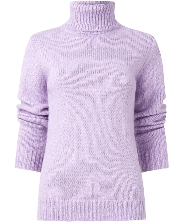 Shop Women's Collection | Cardigans & Coatigans | Sale Knitwear & Jumpers | Top Picks | Top Picks | Women's Joe Browns Winter Days Roll Neck Jumper Lilac