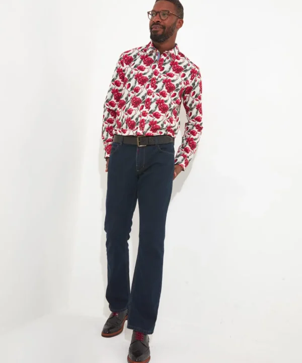 Shop Men's Collection | Funky Shirts | Men's Partywear | Shirts | Sale Shirts | Top Picks | Top Picks | Top Picks | Men，s | Men，s Joe Browns Winter Floral Shirt White
