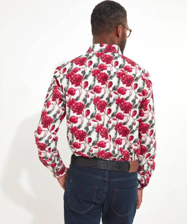 Shop Men's Collection | Funky Shirts | Men's Partywear | Shirts | Sale Shirts | Top Picks | Top Picks | Top Picks | Men，s | Men，s Joe Browns Winter Floral Shirt White