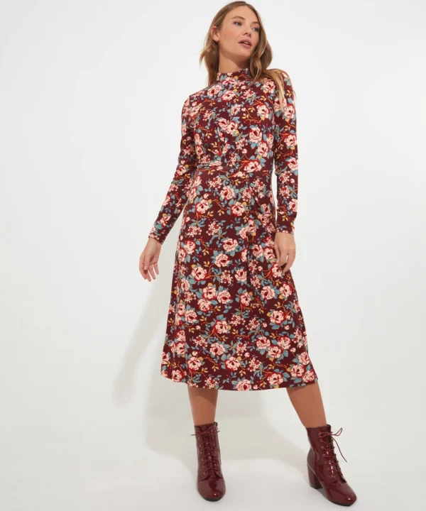 Shop Women's Collection | Dresses | Sale Dresses | Top Picks | Women's | Women's Joe Browns Winter Florals Jersey Dress Multi