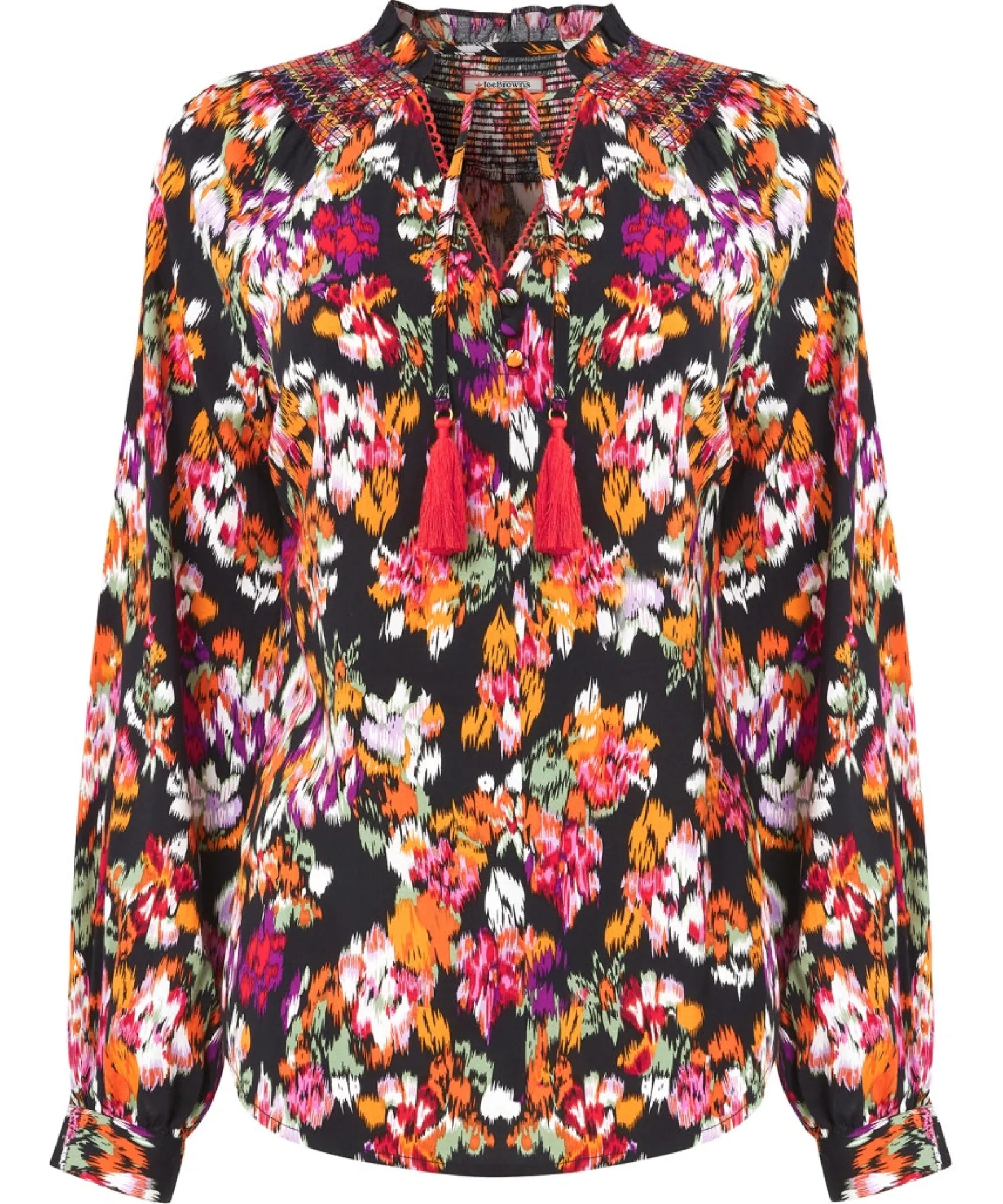 winter_sun_blouse_1.webp Tops, Tunics & Blouses | Sale Tops, Tunics & Blouses | Women's | Women's Joe Browns Winter Sun Blouse Multi