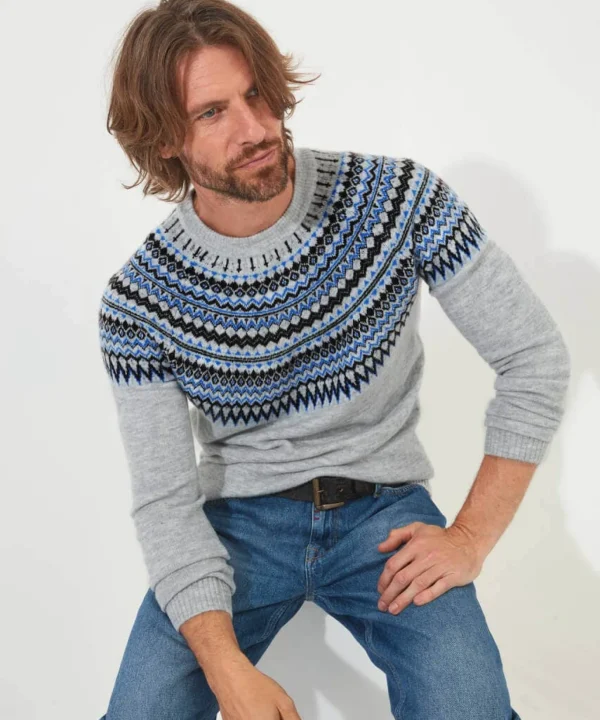 Shop Men's Collection | Knitwear & Jumpers | Gifts | Sale Knitwear & Jumpers | Top Picks | Men,s | Men,s | Men,s Joe Browns Winter Weekends Knit Grey