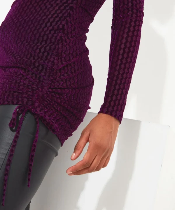 Shop Women's Collection | Tops, Tunics & Blouses | Sale Tops, Tunics & Blouses | Top Picks | Women's | Women's Joe Browns With A Difference Ruched Tunic Purple