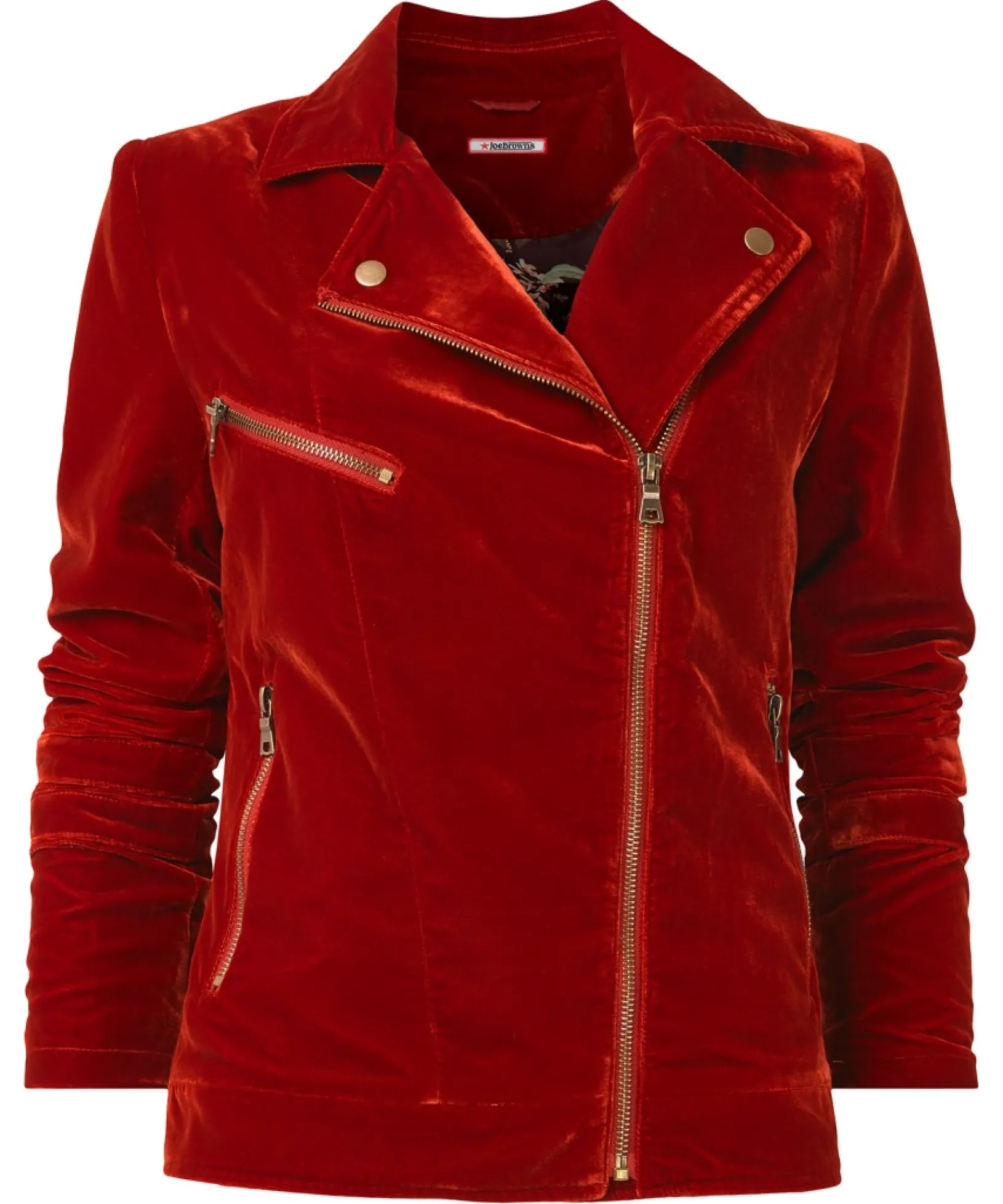 wonderfully_velour_jacket_1.webp Coats & Jackets | Sale Coats & Jacket | Women's | Women's Joe Browns Wonderfully Velour Jacket Rust