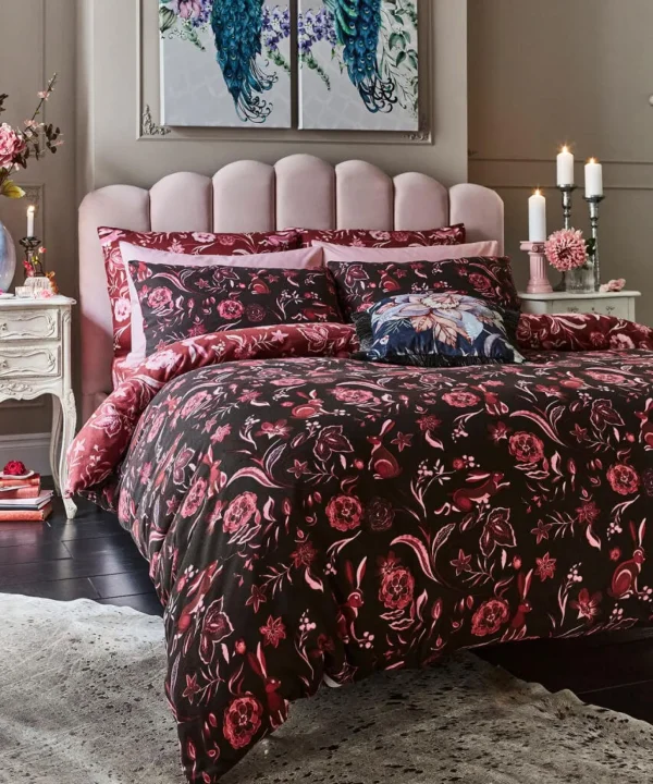 Bedroom | Nouveau Reflections | Floral Décor | Nature Décor | Bedding | Sale Bedding | Home | Home | Home | Home | Home | Home Joe Browns Woodland Brushed Cotton Reversible Bed Set Pink