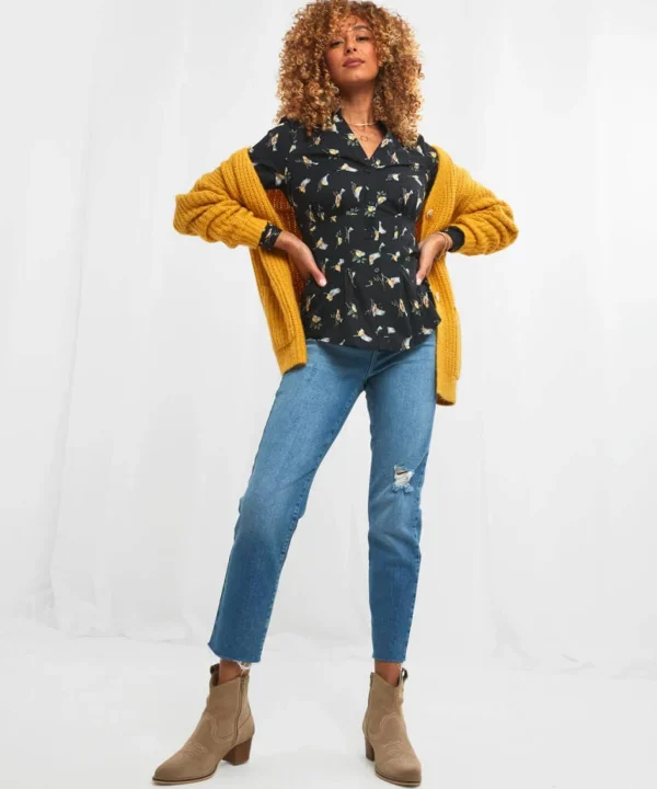 Sale Tops, Tunics & Blouses | Women's Joe Browns Woodland Wonders Blouse Black / White