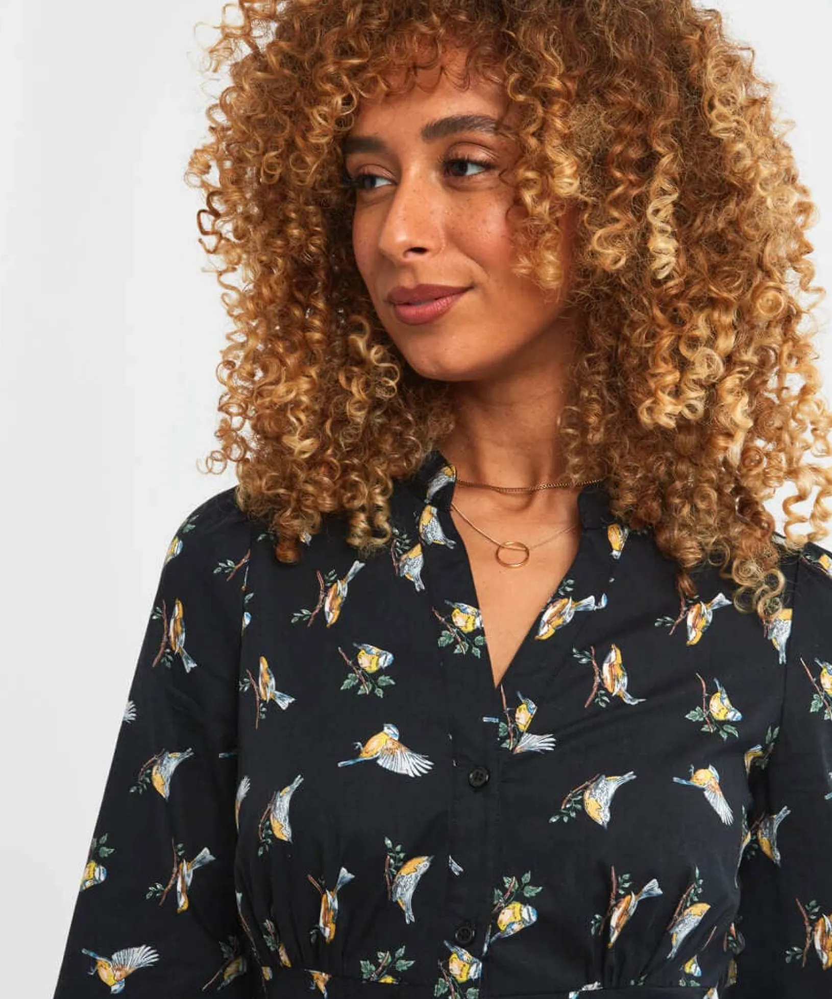 woodland_wonders_blouse_5.webp Sale Tops, Tunics & Blouses | Women's Joe Browns Woodland Wonders Blouse Black / White