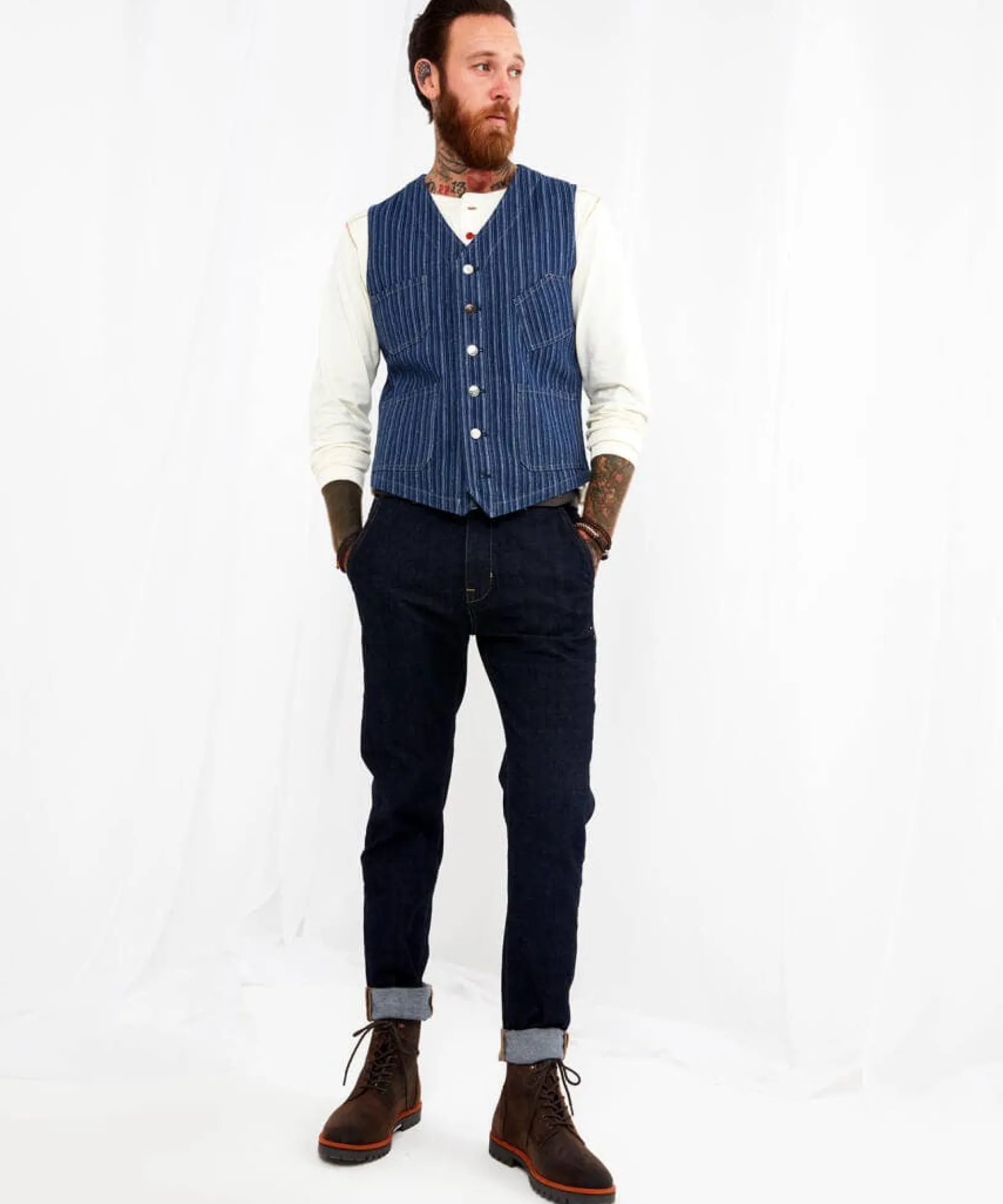 work_hard_play_hard_waist_2.webp Sale Waistcoats | Sale Coats & Jacket | Men,s | Men,s Joe Browns Work Hard Play Hard Waistcoat Blue