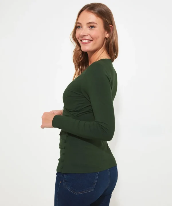 Shop Women's Collection | Tops, Tunics & Blouses | Sale Tops, Tunics & Blouses | Top Picks | Women's | Women's Joe Browns Wrap Jersey Top Green