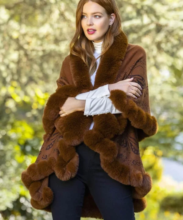 Occasion Outfits | Gifts | Cardigans & Coatigans | Accessories & Jewellery | Sale Accessories & Jewellery | Top Picks | Women's | Top Picks | Women's | Women's Joe Browns Wrapped In Luxury Faux Fur Wrap Caramel