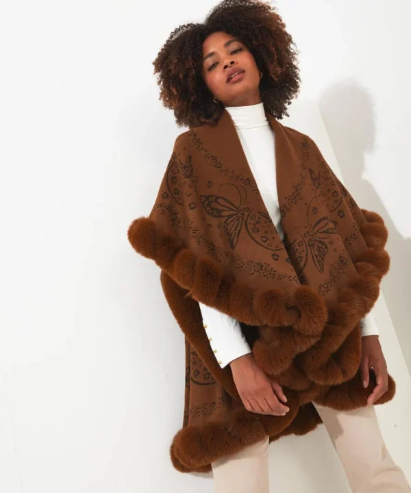 Occasion Outfits | Gifts | Cardigans & Coatigans | Accessories & Jewellery | Sale Accessories & Jewellery | Top Picks | Women's | Top Picks | Women's | Women's Joe Browns Wrapped In Luxury Faux Fur Wrap Caramel