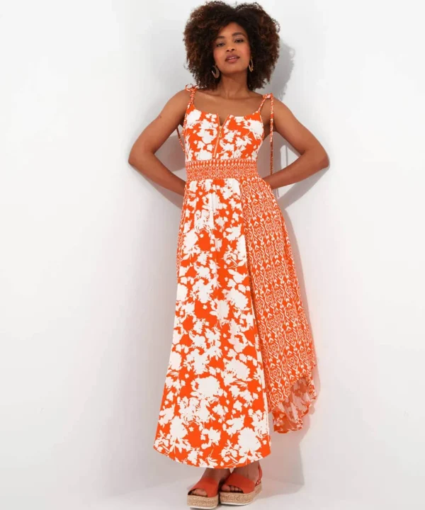 Sale Dresses | Women's Joe Browns Zip Front Sundress Orange